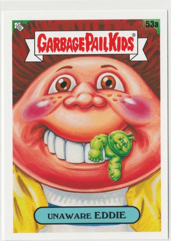 Unaware Eddie Garbage Pail Kids GPK 2021 Food Fight Series 53a