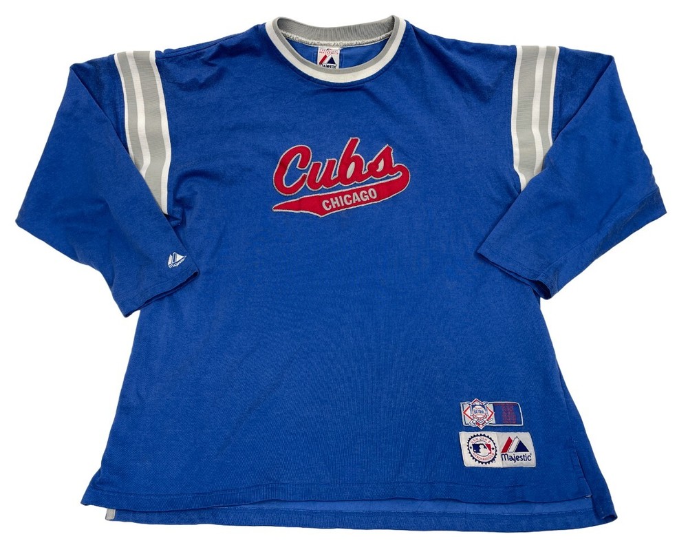 Vintage Chicago Cubs Majestic Stitched Baseball Jersey Shirt Men's XXL 2XL