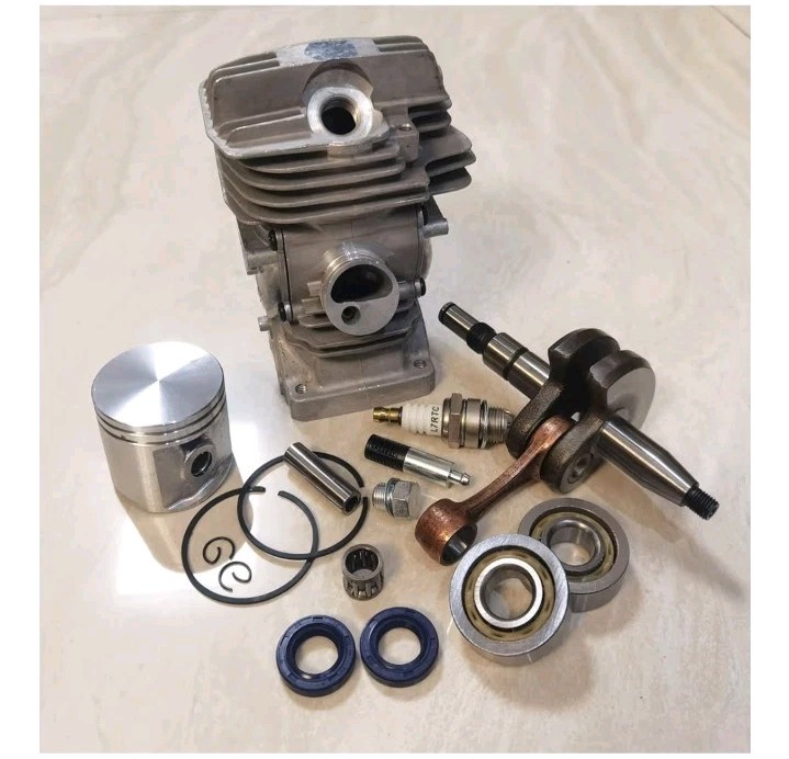 MS291 Cylinder Piston Kit And Crankshaft With Bearings Oil Seals Spark Plug Asse