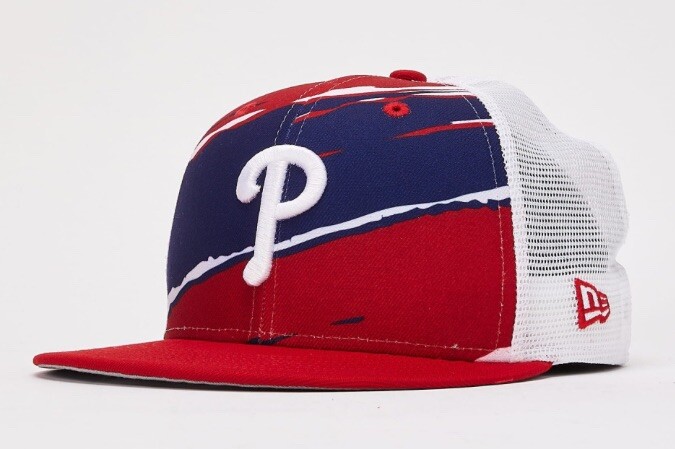 NEW ERA Philadelphia Phillies 9Fifty Tear Trucker Adjustable Hat NEW