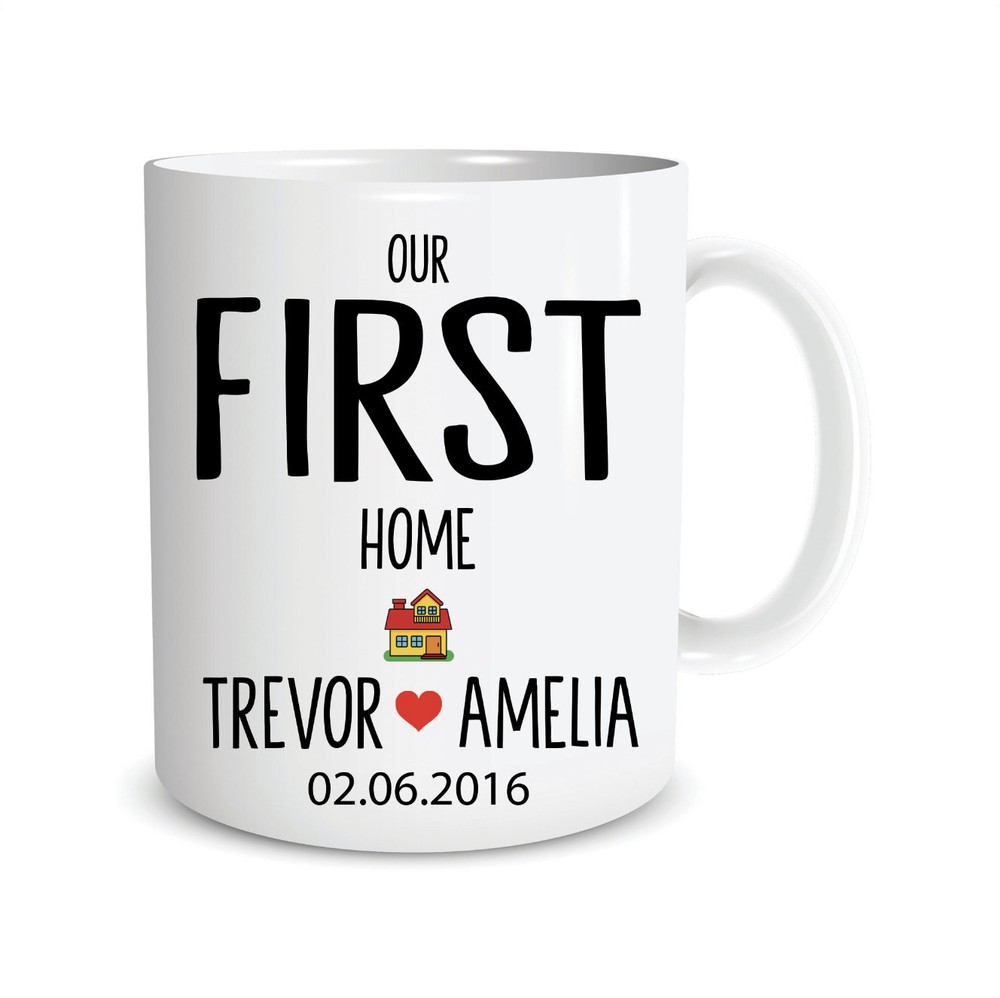 Personalised New Home Gifts Our First Home Coffee Mug New Home Owners Mortgage