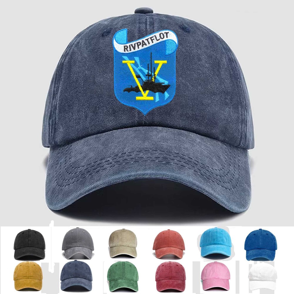 Custom Embroidered Hat Rivpatflot 5 Naval River Patrol Flot, Veteran Cap, Gift