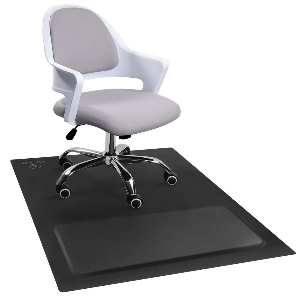 Anti-Fatigue Cushioned Foam Standing Mat for Hardwood Floors in Office