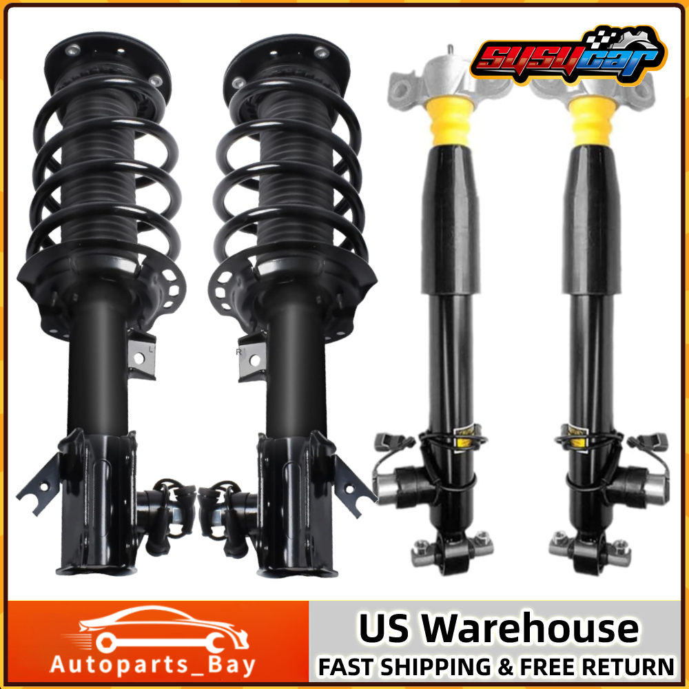 Rear&Front Shock Absorber Assembly w/ Magnetic for 13-20 Lincoln MKZ Ford Fusion