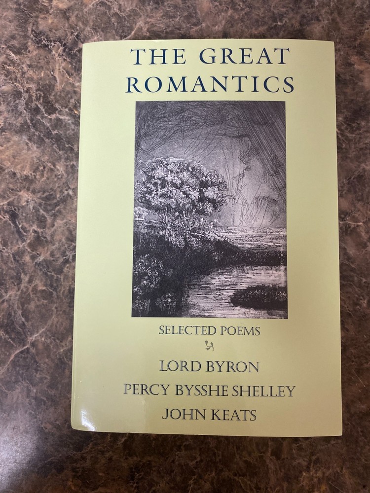 THE GREAT ROMANTICS SELECTED POEMS BYRON SHELLEY KEATS 1993 PAPERBACK -