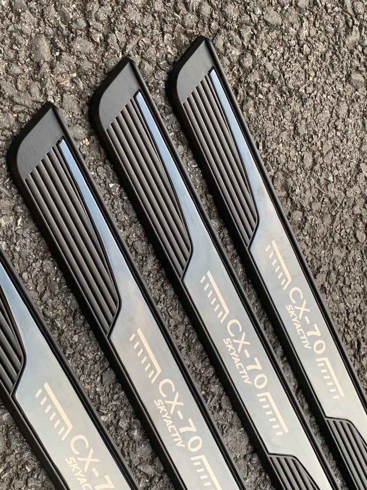 For 2025 Mazda CX-70 Car Accessories Door Sill Protector Scuff Plate Guard Trim