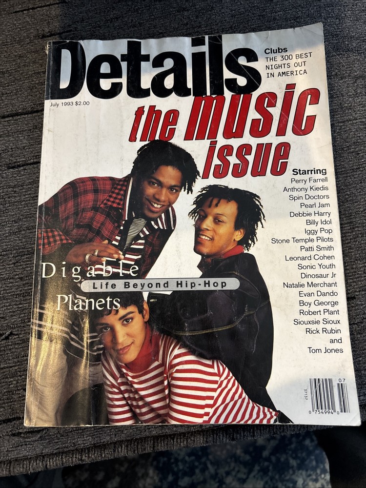 Details Magazine Music Issue July 1993 Digable Planets and Digable Planets lot