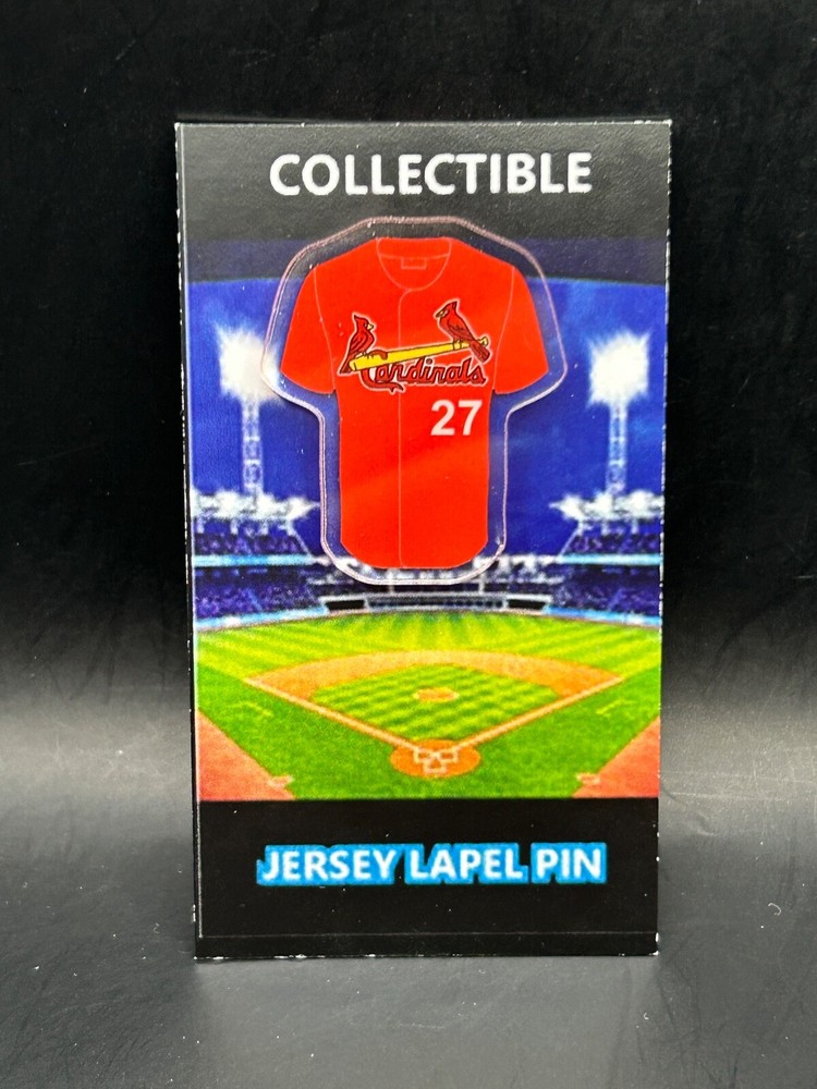 St. Louis Cardinals Lonnie Smith jersey lapel pin-Classic RETRO Collectable