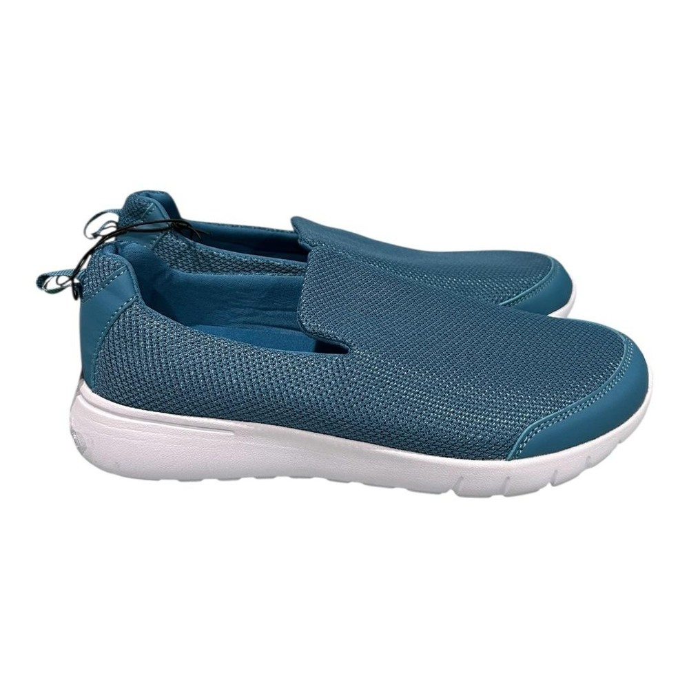 Athletic Works Slip On Shoes Womens Size 6 Blue Memory Foam Sneakers 26VERITYW19