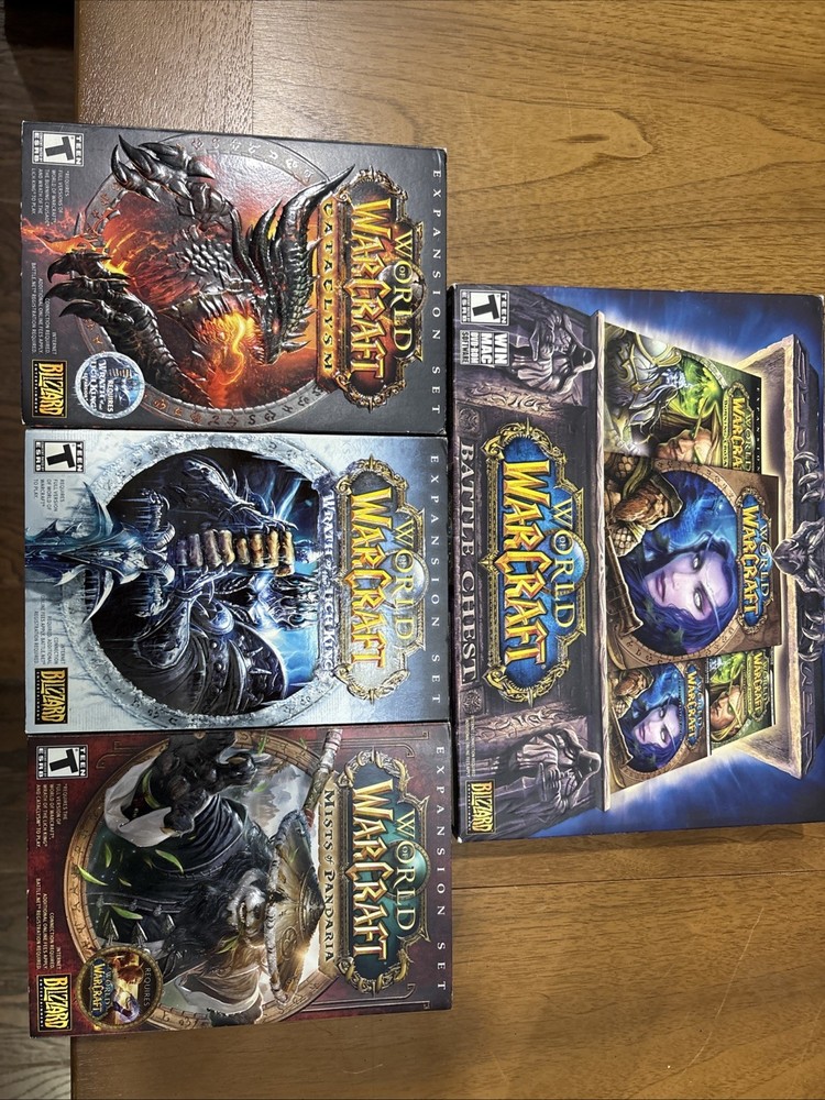 World of WarCraft Battle Chest (Windows/Mac PC, CD-ROM) Big Box 2007