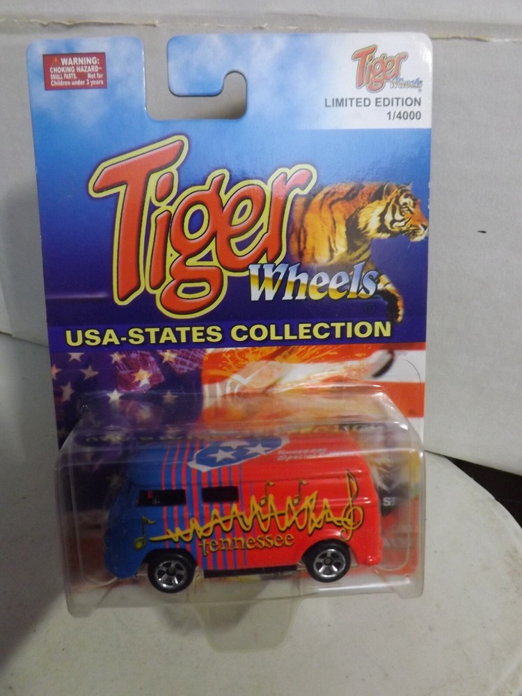 2000 Tiger Wheels USA-States Collection VW Transporter Bus Tennessee 1/64 Scale