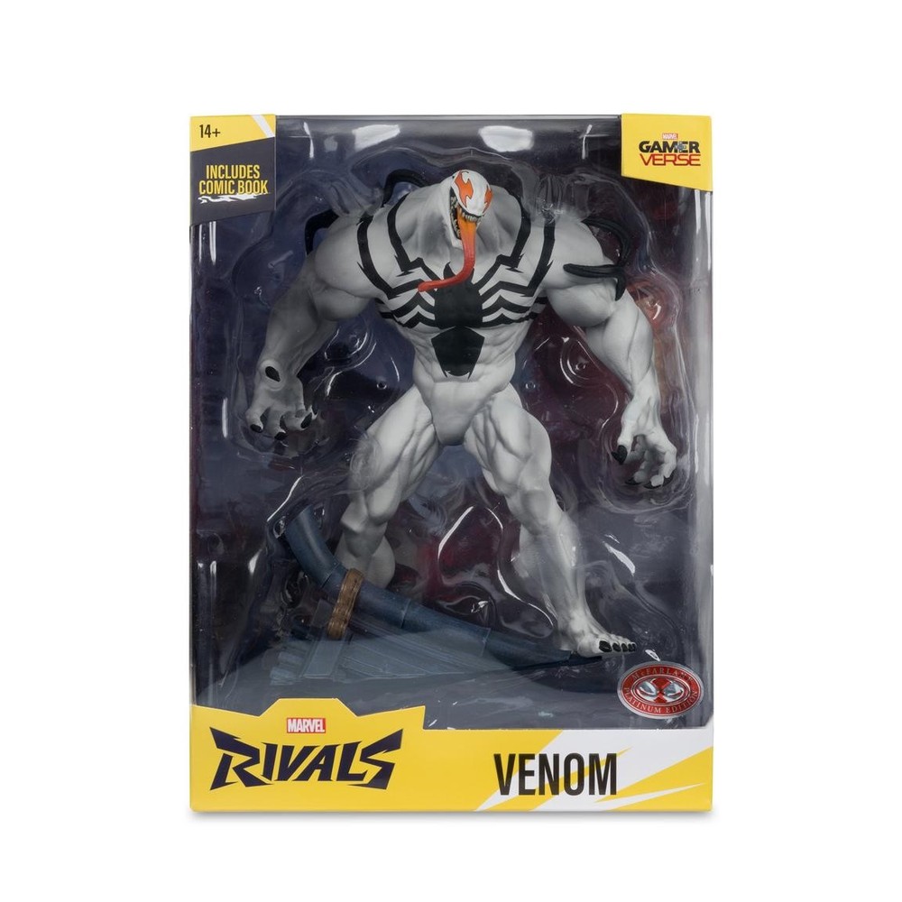 PRESALE! Venom (Marvel Rivals) Red Platnium Edition 1:6th posed Fig. McFarlane-image