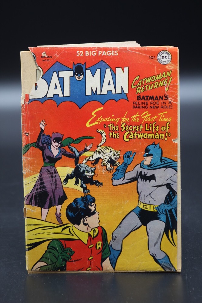Batman (1940) #62 Secret Life Of Catwoman Origin Classic Cover Kane Sprang GD-