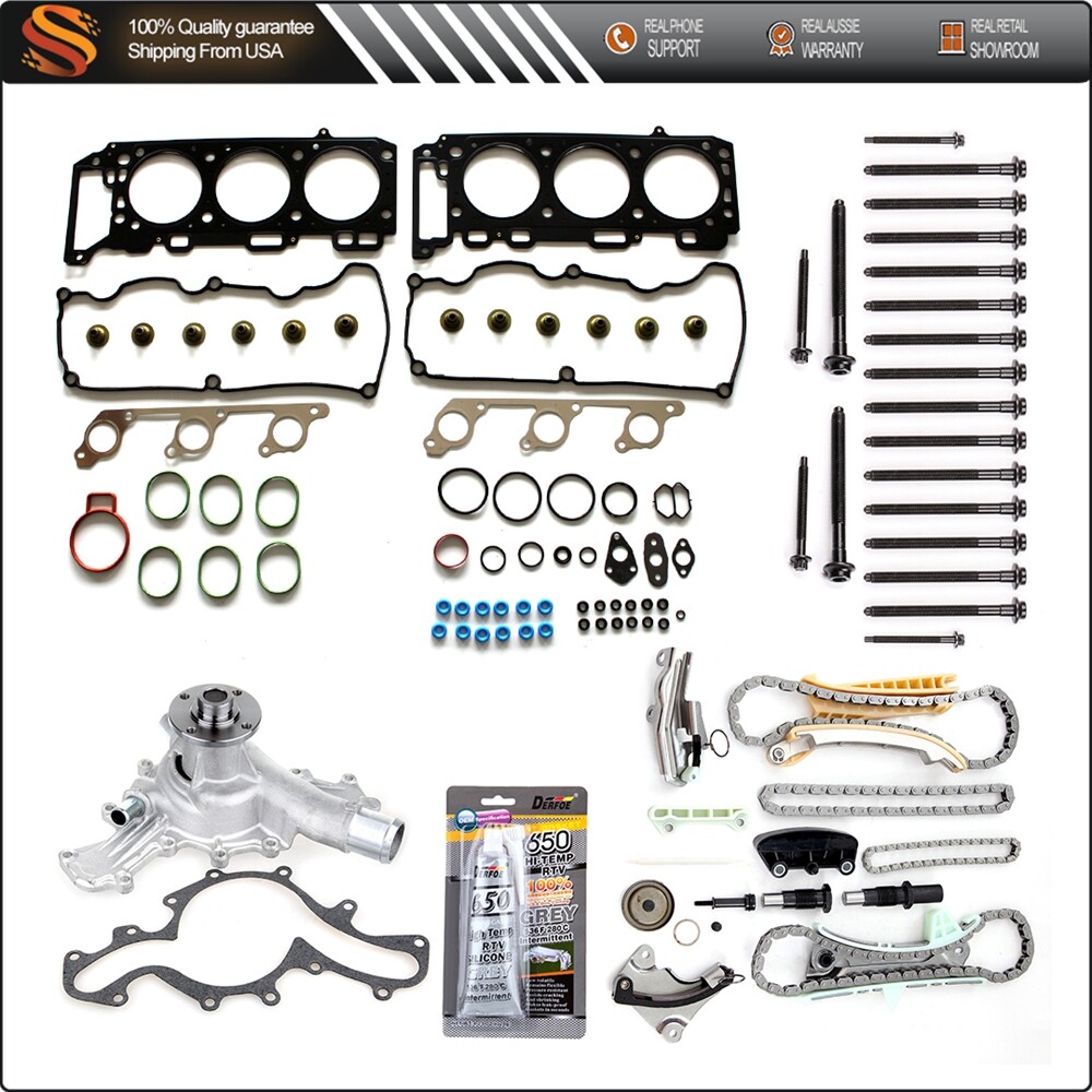 01-03 Ford Ranger 4.0L Head Gasket & Cooling System Kit with Water Pump & Timing Chain