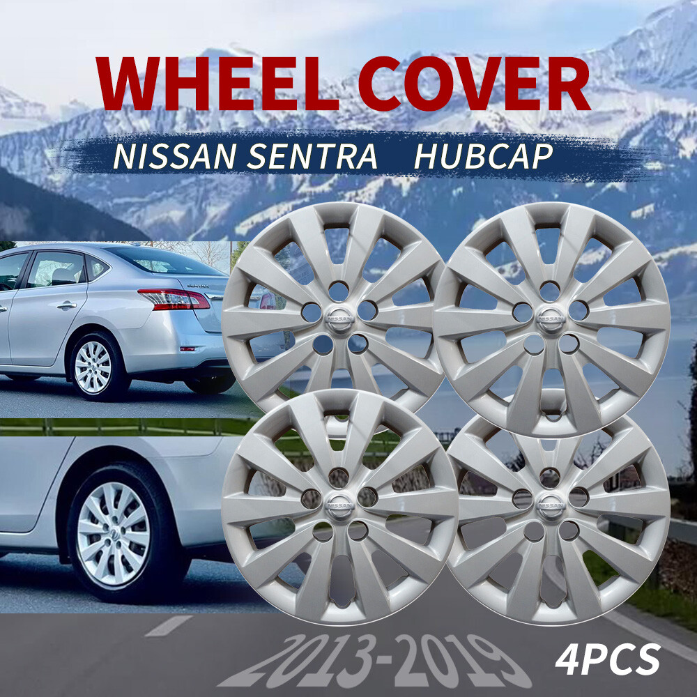16-Inch Silver Hubcaps for Nissan Sentra - 1798C 1618 Wheel Covers