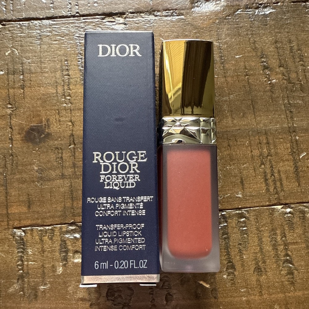 Dior Rouge Dior Forever Liquid Sequin Limited Edition Lipstick 843 Divine