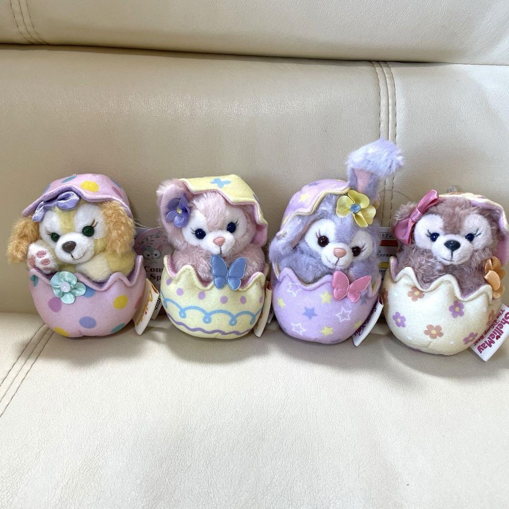 Disney Plush Toy Lot of 4 ShellieMay StellaLou CookieAnn LinaBelle Anime Goods