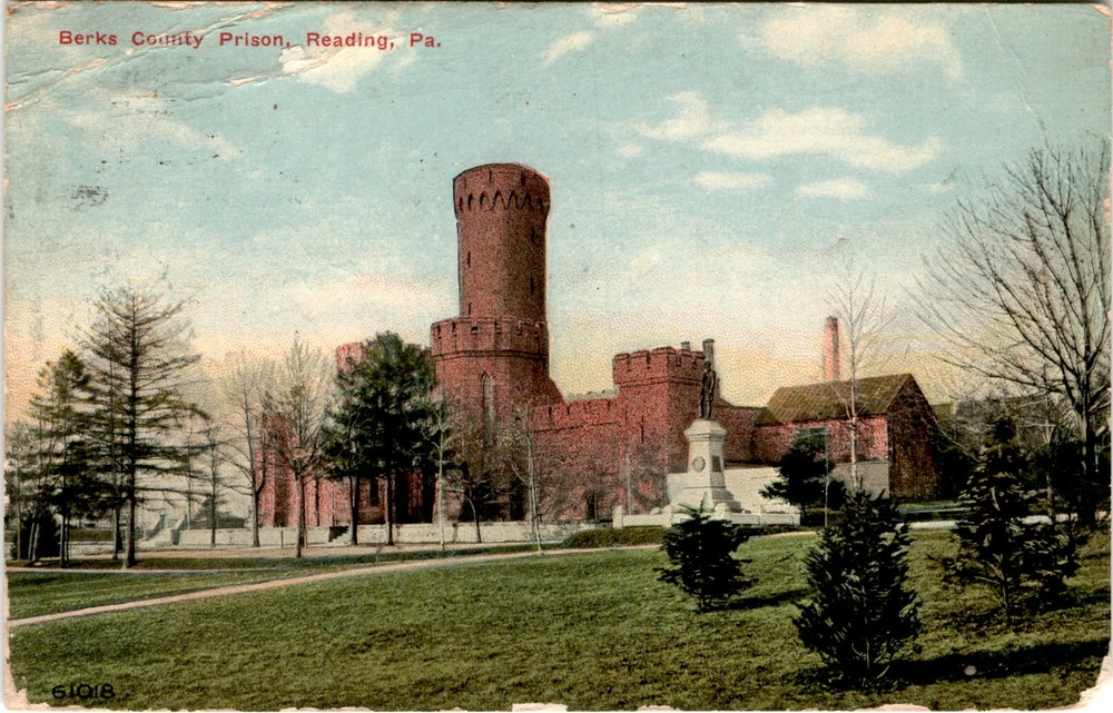 Berks County Prison, Reading, Pa. Postcard
