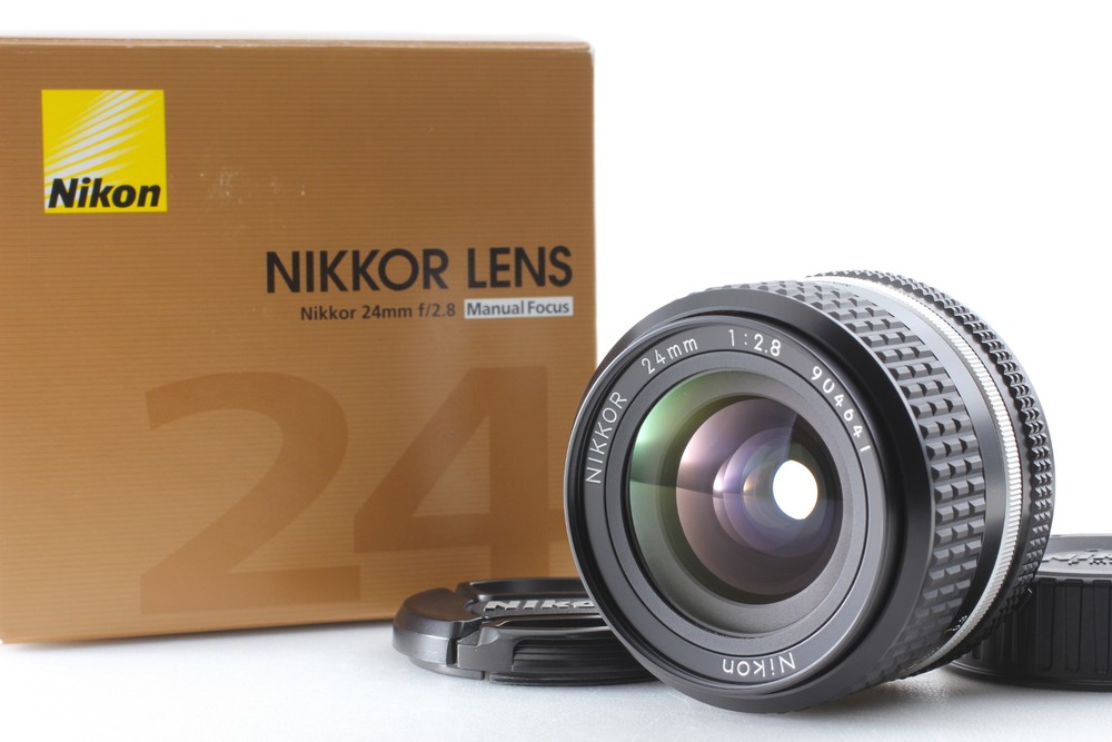 SIC [MINT in BOX] Nikon Ai-S AIS Nikkor 24mm f/2.8 Wide Angle MF Lens from JAPAN