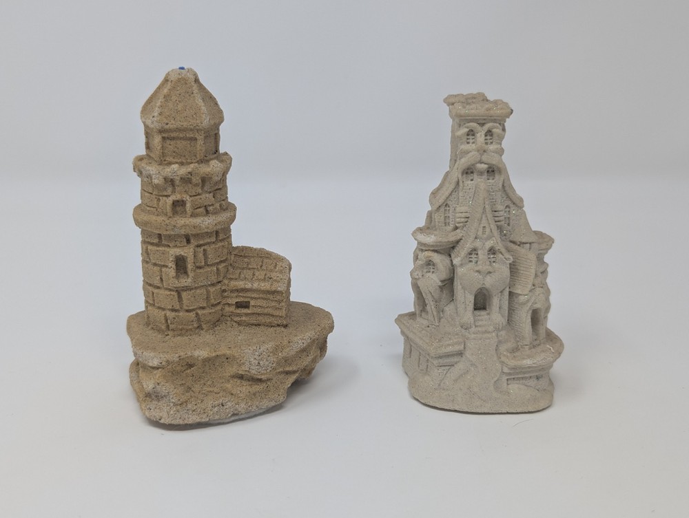 1990s Mr Sandman Sand Castle Sculptures Real Sand Art
