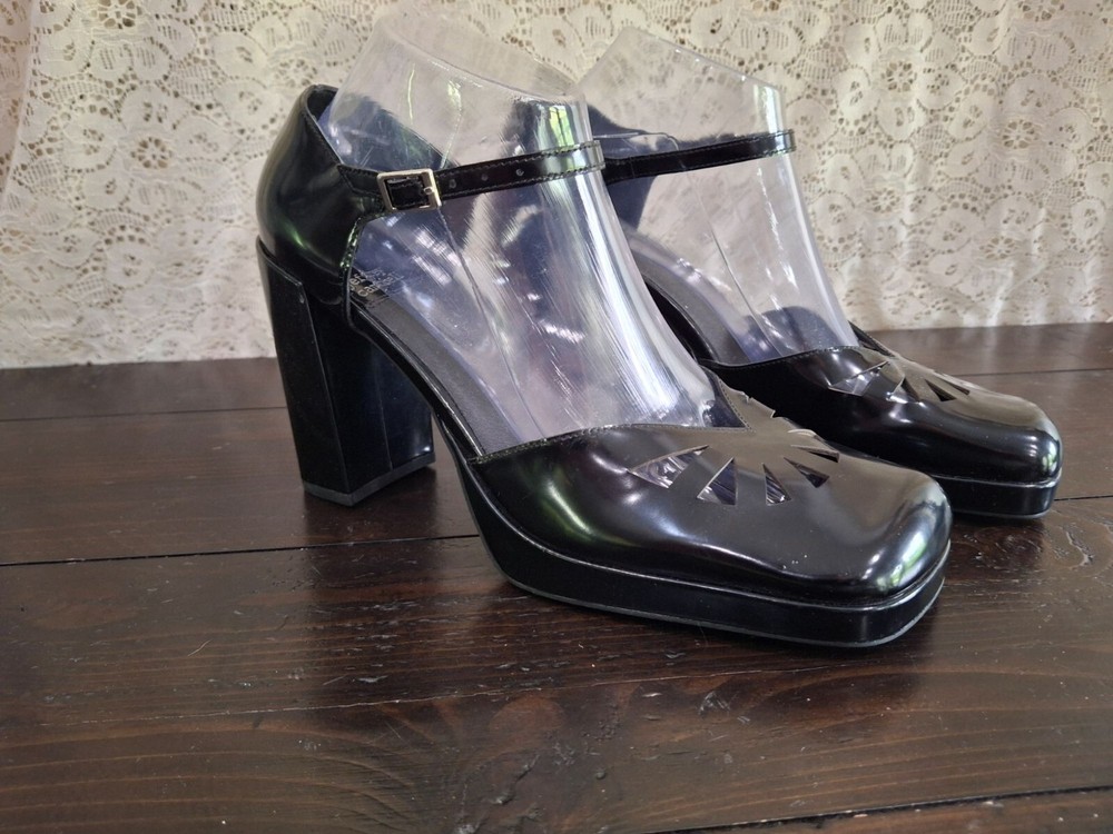 NWOB Jeffrey Campbell Maxxed Black Platform Pump/Sz. 9.5M