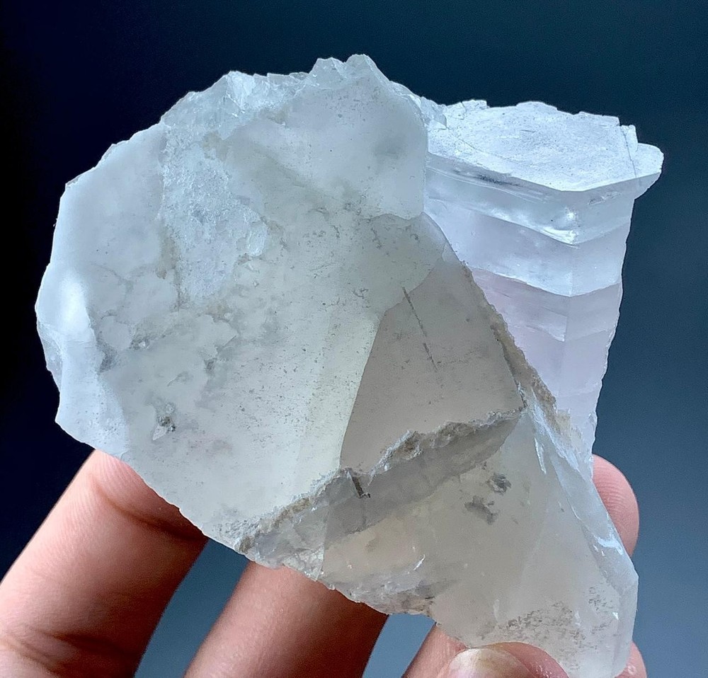 Morganite Crystal With Quartz Specimen From Afghanistan 625 Carat