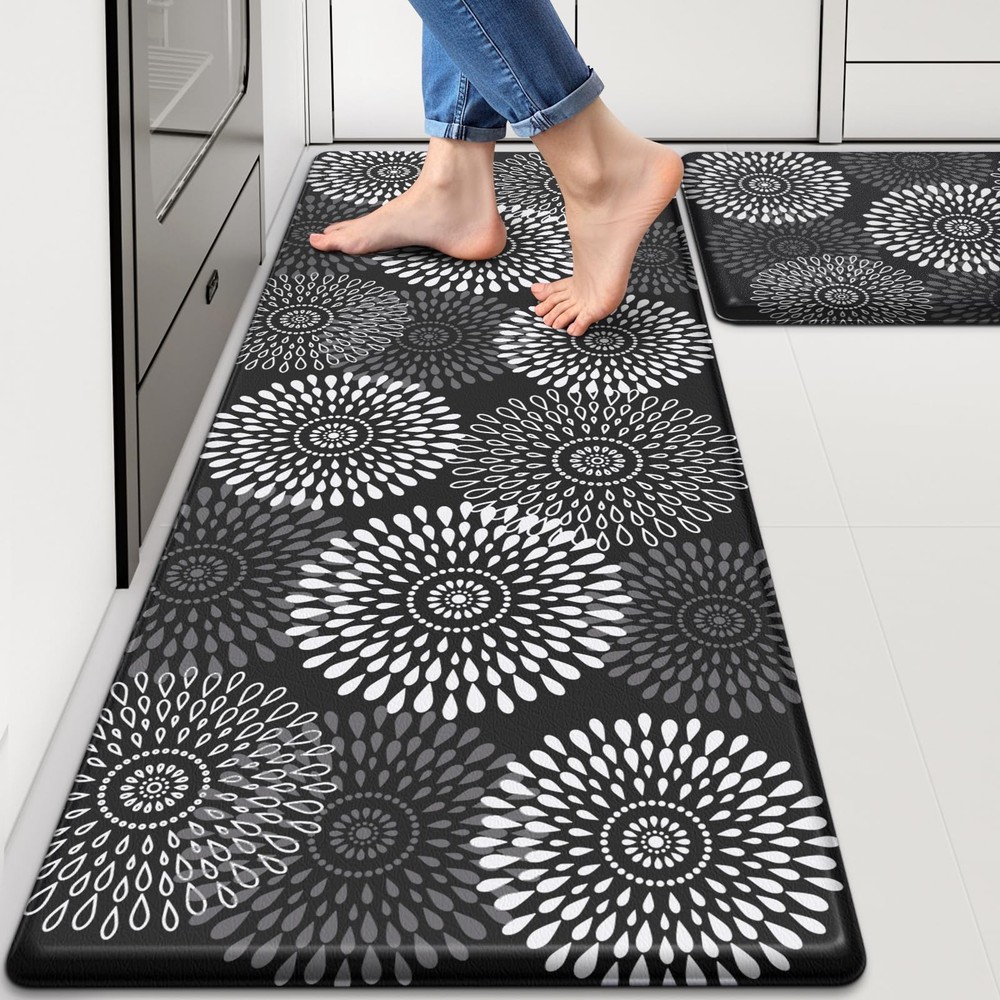 Kitchen Mat Cushioned Rugs Anti-Fatigue Mats for Kitchen Floor,Waterproof Non...