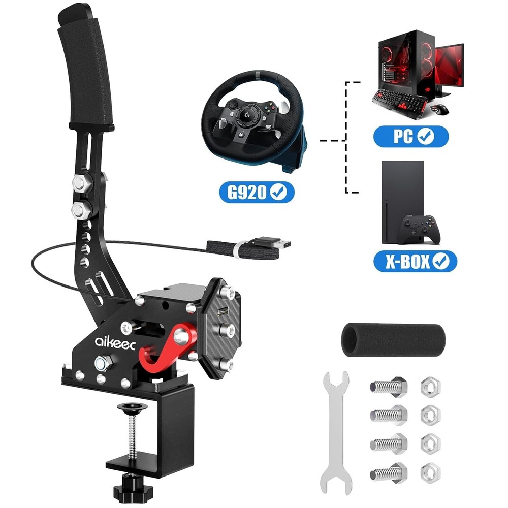 Universal USB Handbrake for Sim Racing - Enhance Drift Control on PC/Xbox