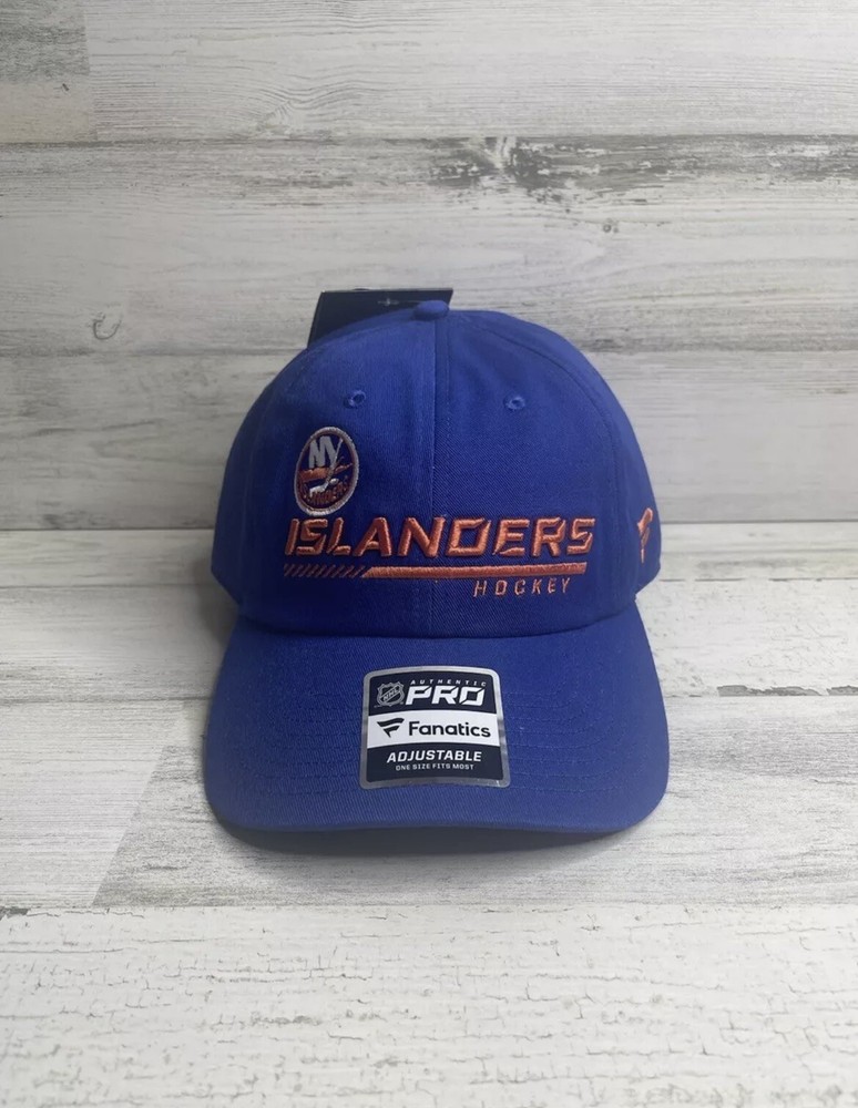 New York Islanders Fanatics подлинный Pro регулируемая шляпа синий НХЛ - новый с Ярлыками
