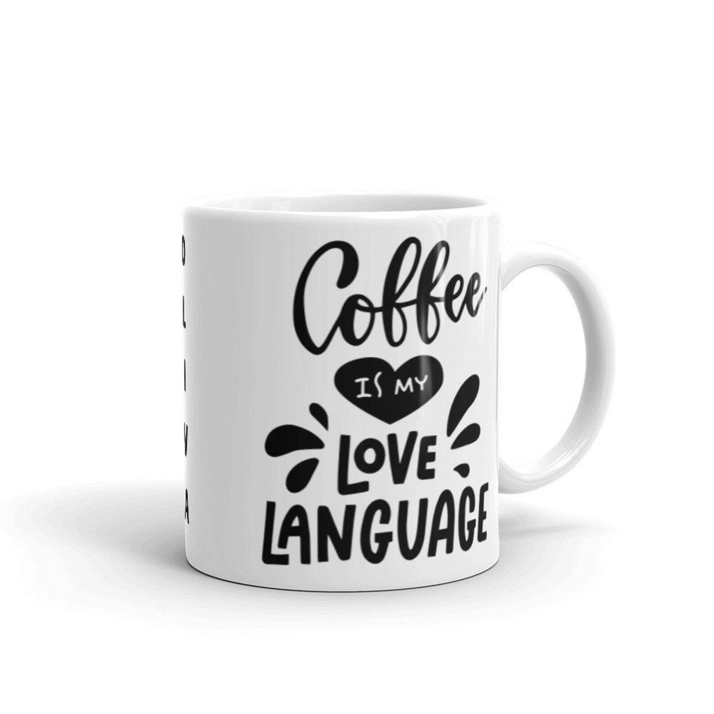 Personalised Coffee Is My Love Language Mug Valentines Gift Valentines Mug Gift