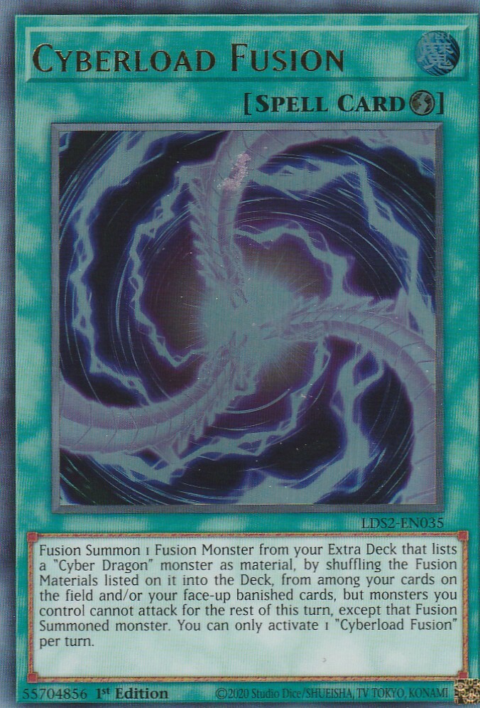 Cyberload Fusion Purple LDS2-EN035 Legendary Duelists Season 2 1st Edition