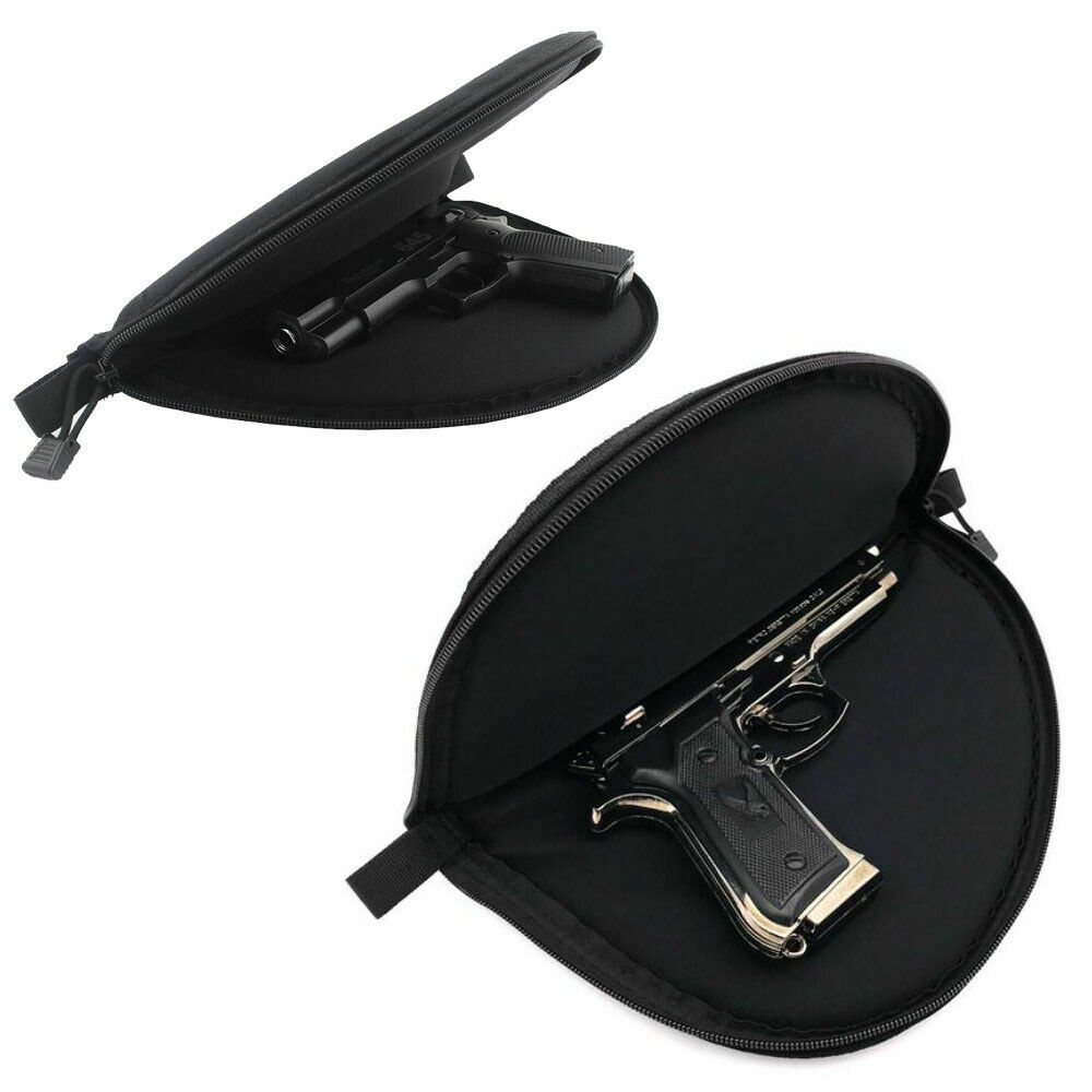 Tactical Pistol Handgun Soft Padded Accessories Case Gun Carry Storage Pouch Bag