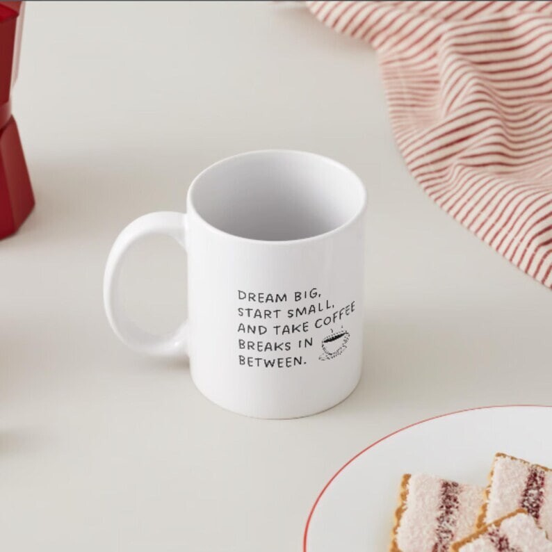 Funny Motivational Coffee Mug Gift for Office Workers and Coffee Lovers