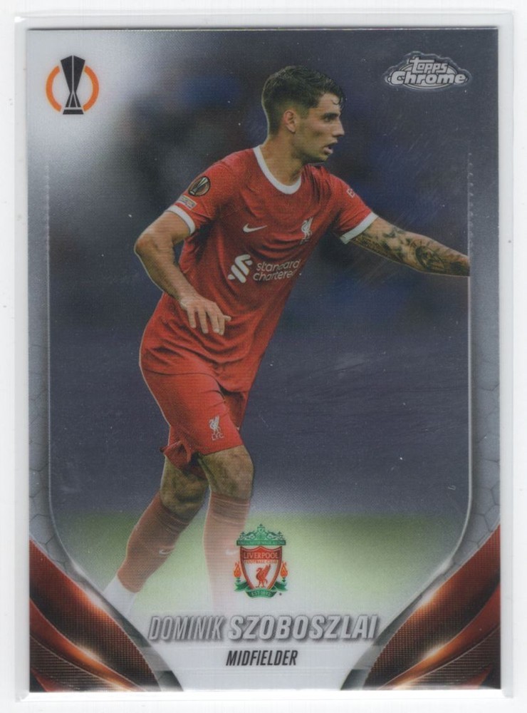 2023 Topps Chrome UEFA Club Competitions Dominik Szoboszlai Liverpool #119