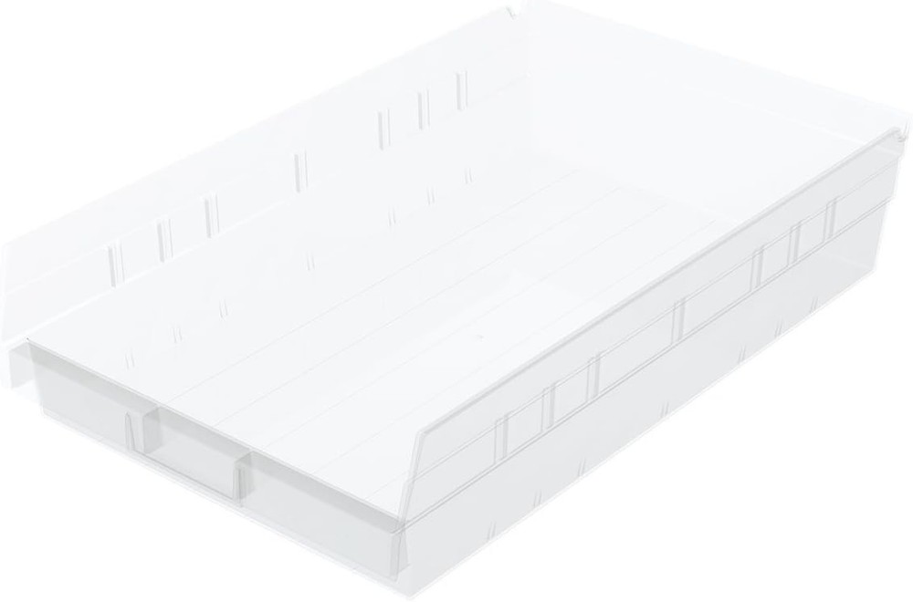 Heavy Duty Plastic Shelf Bins for Garage Closet Storage Organizers