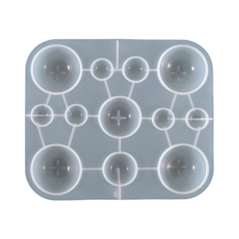 UV Crystal Epoxy Resin Mold Necklace Pendant Ornaments Silicone Mould