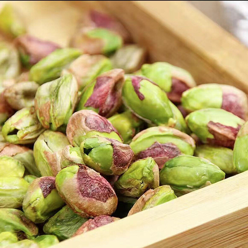 Original Raw Pistachio Kernels: Daily Nut Snacks,500g Baked Large Particles -