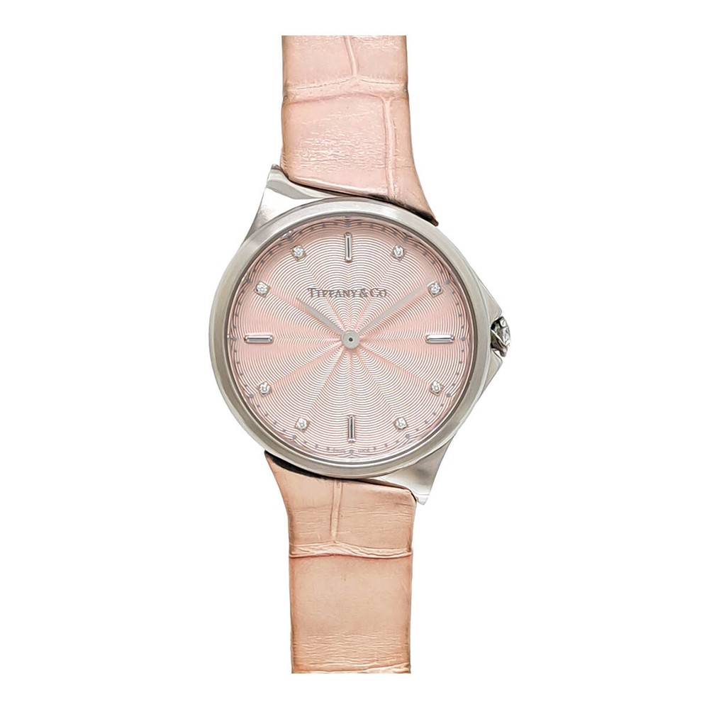 Tiffany Metro 2 8P Diamond 60874743 Quartz Stainless Steel Women s TIFFANY Co.