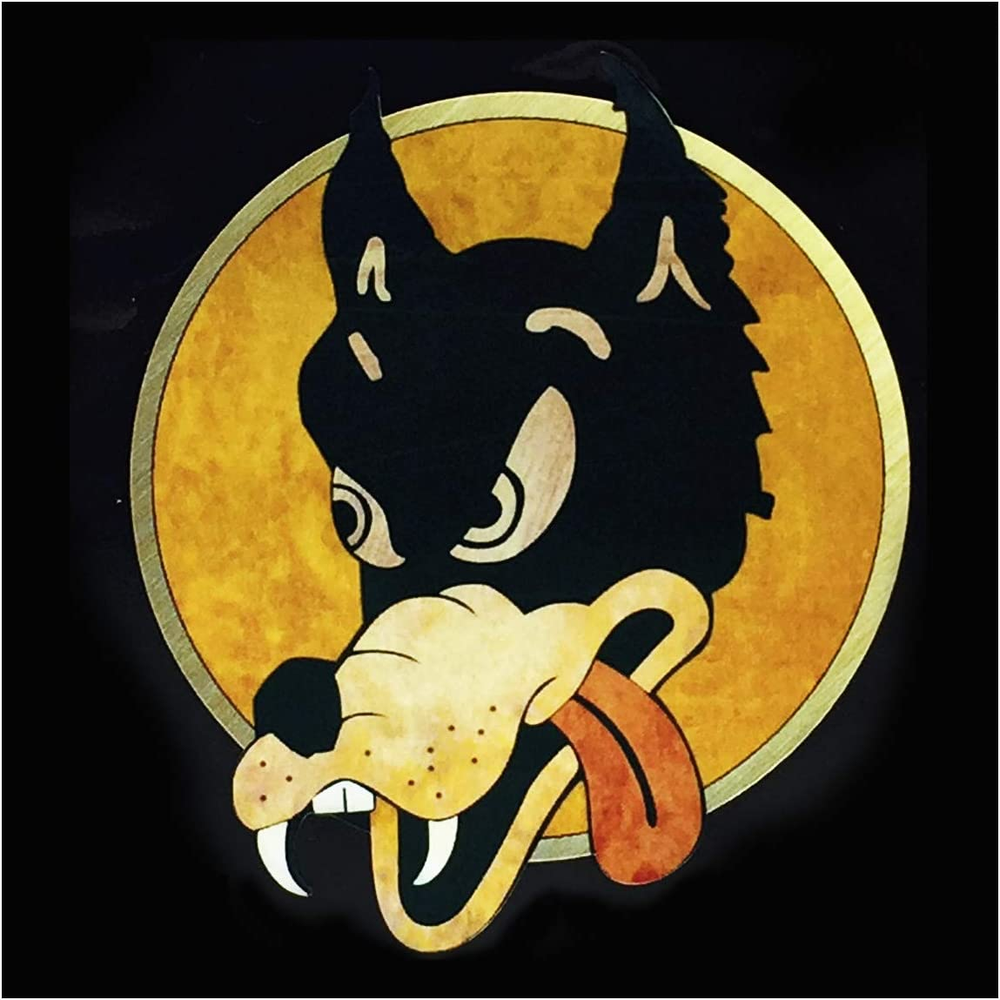 Jerry Garcia Wolf Guitar Bass Inlay Sticker - Grateful Dead Inspired Design