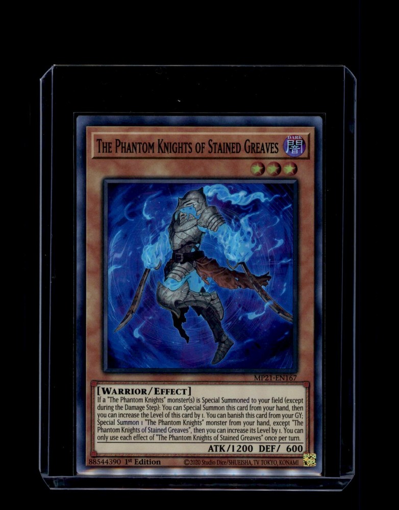Yu-Gi-Oh! The Phantom Knights of Stained Greaves MP21-EN167 (SR) 1st Ed