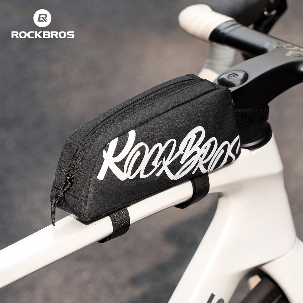 ROCKBROS Cycling Bag Front Frame Top Tube Bag 0.8L Portable MTB Road Bike Bag