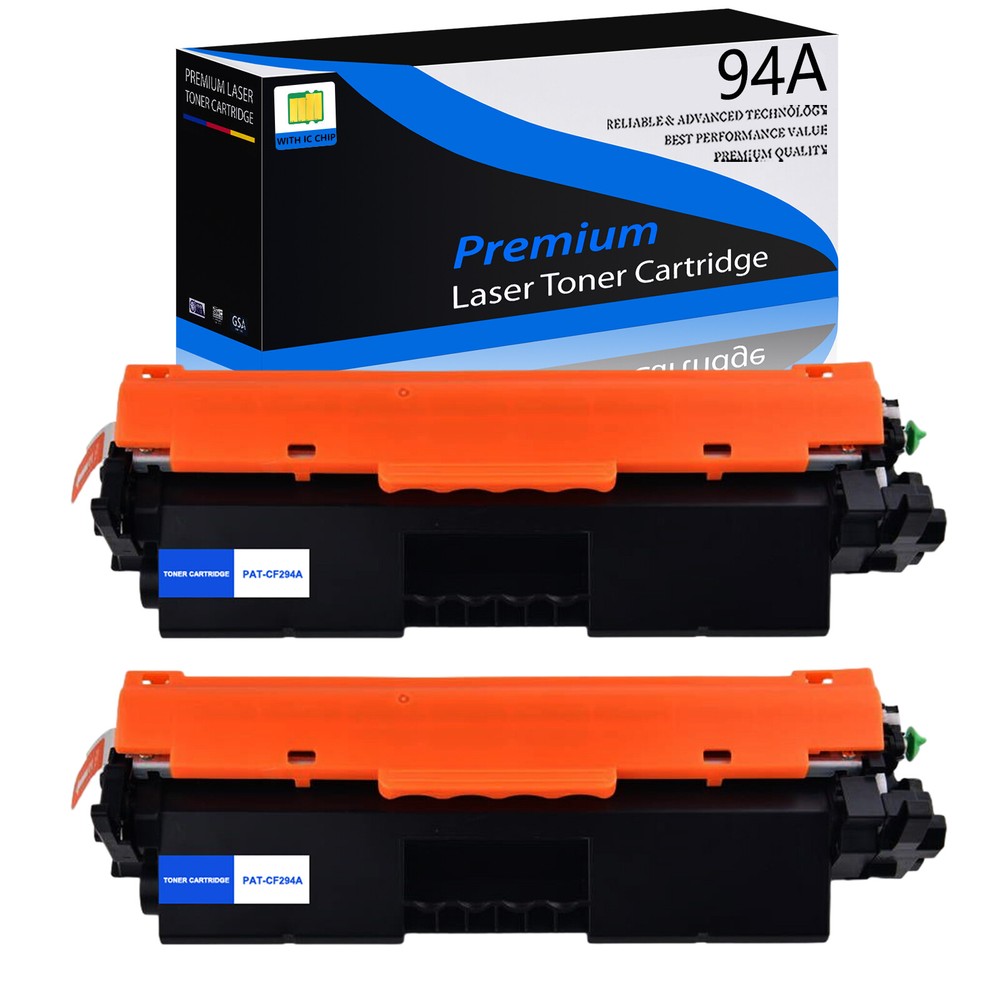 2PK CF294A 94A Toner Cartridge Compatible with HP LaserJet Pro M118dw M148dw M148fdw Printers