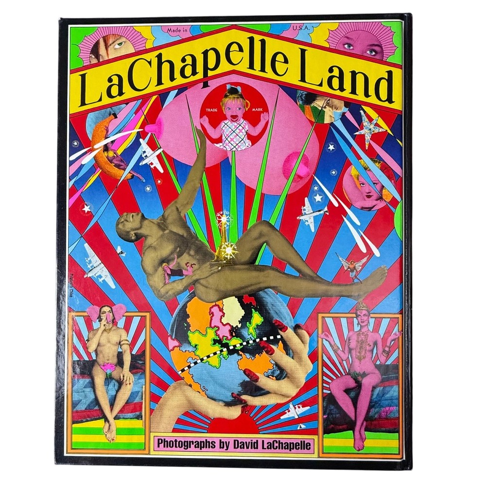 Lachapelle Land Photos David Lachapelle Deluxe 1st Edition 1996 w/ Map of Photos