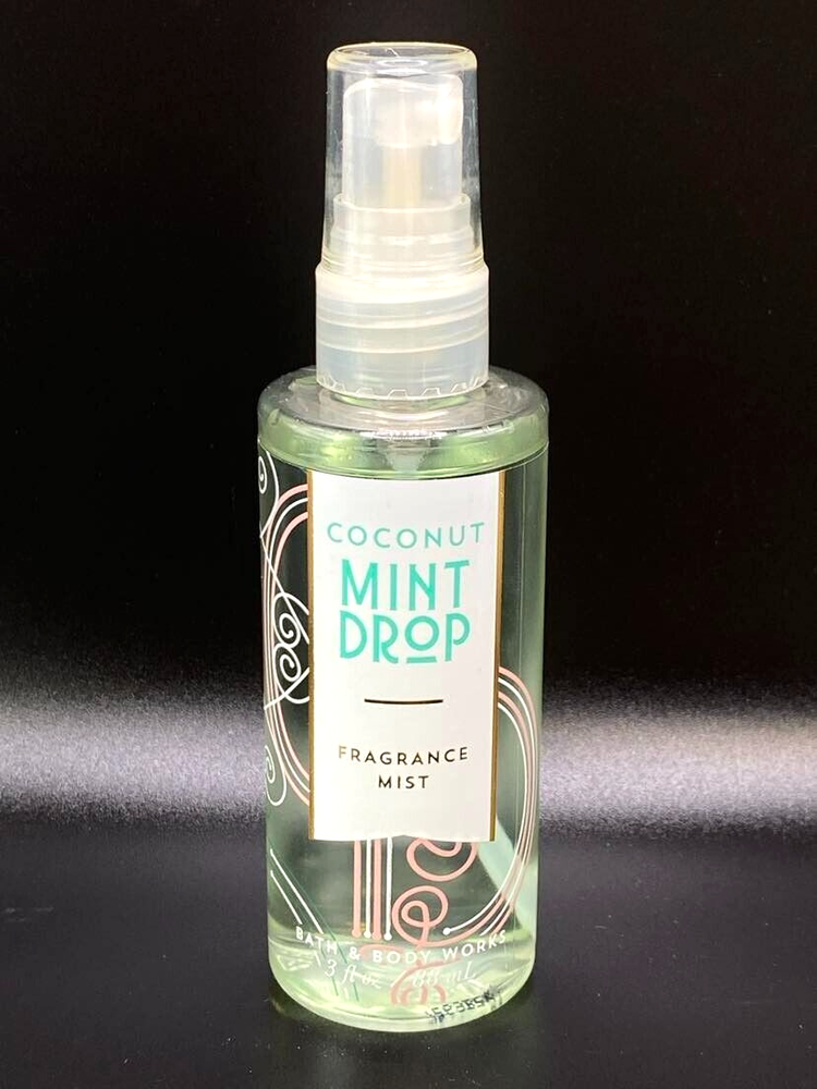 Bath & Body Works Coconut Mint Drop Fragrance Mist 3 oz Discontinued Retired
