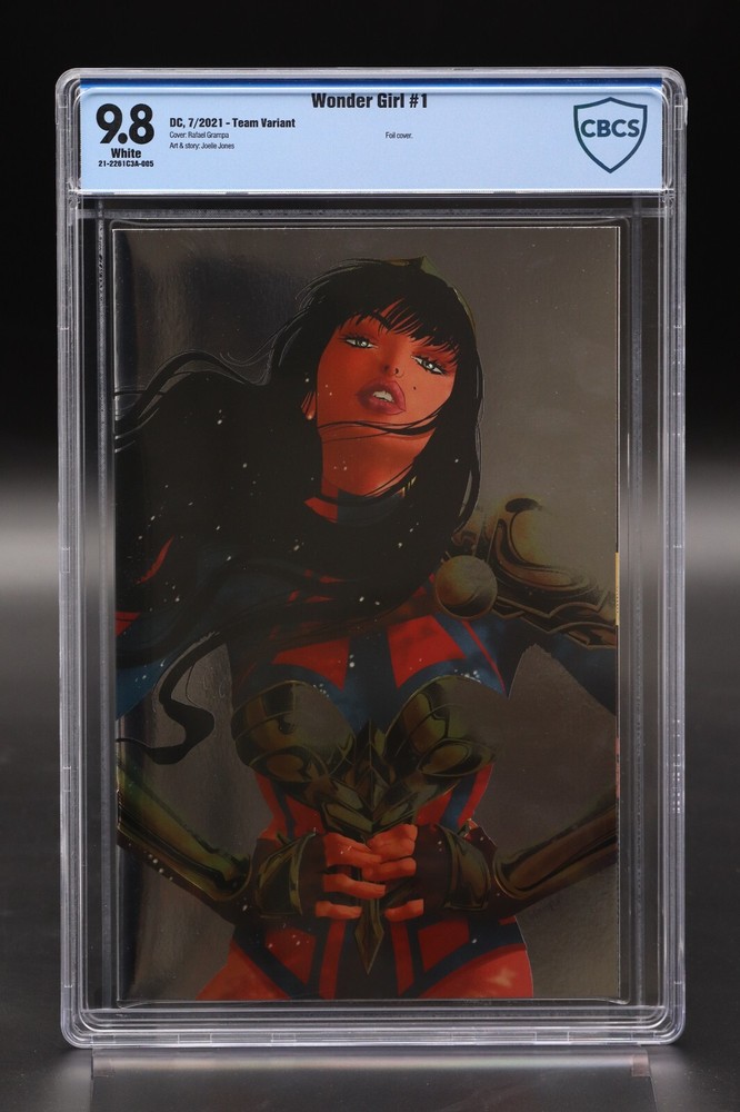 Wonder Girl (2021) #1 Rafael Grampa Foil Virgin Team Variant CBCS 9.8 WH Pages