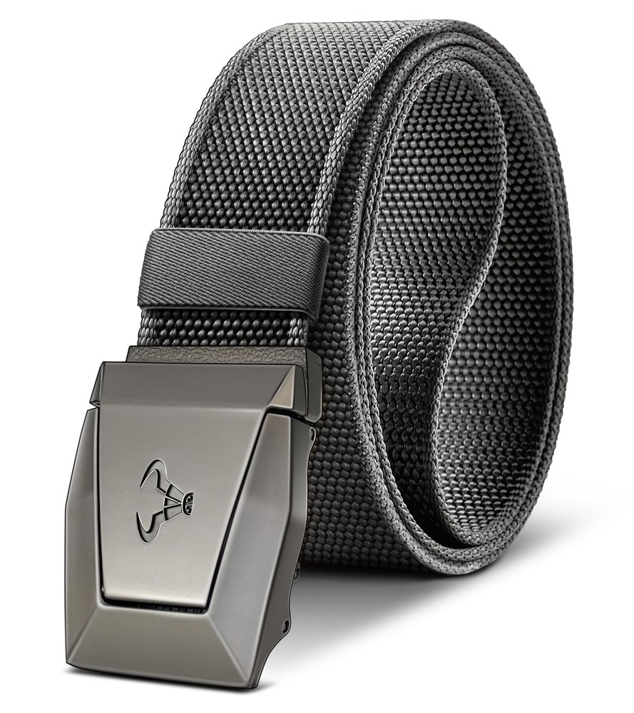 Men Stretch Belt, Nylon Rigger Web EDC Holster Belt for Gift Men Hiking Tacti...