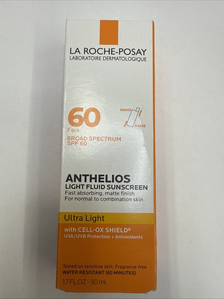 La Roche-Posay Anthelios SPF 60 Ultra Light Face Sunscreen Exp 06/2026