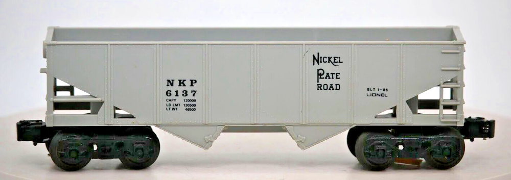 Lionel O Gauge 1:48 NKP 6137 Nickel Plate Road Gray Flat Car