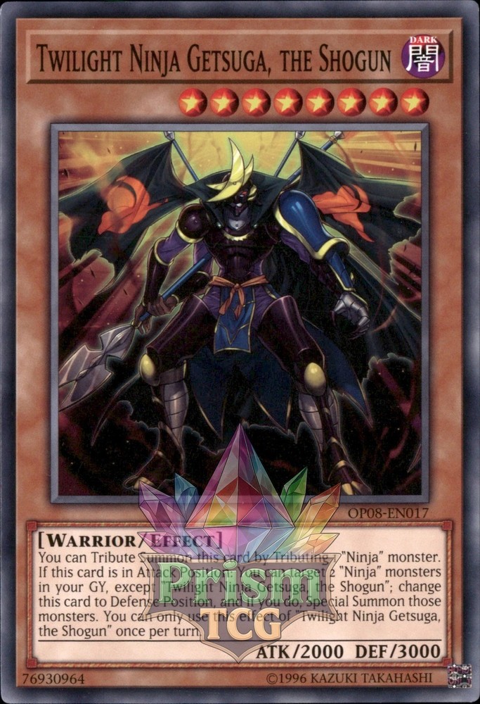 Twilight Ninja Getsuga the Shogun OP08-EN017 Yugioh Card