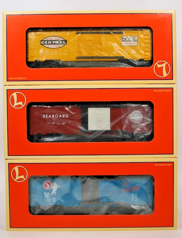 Lionel 6-29282 6464 Archive Boxcar 3-Pack SAL/GN/NYC O Gauge 3-Rail NOS Set